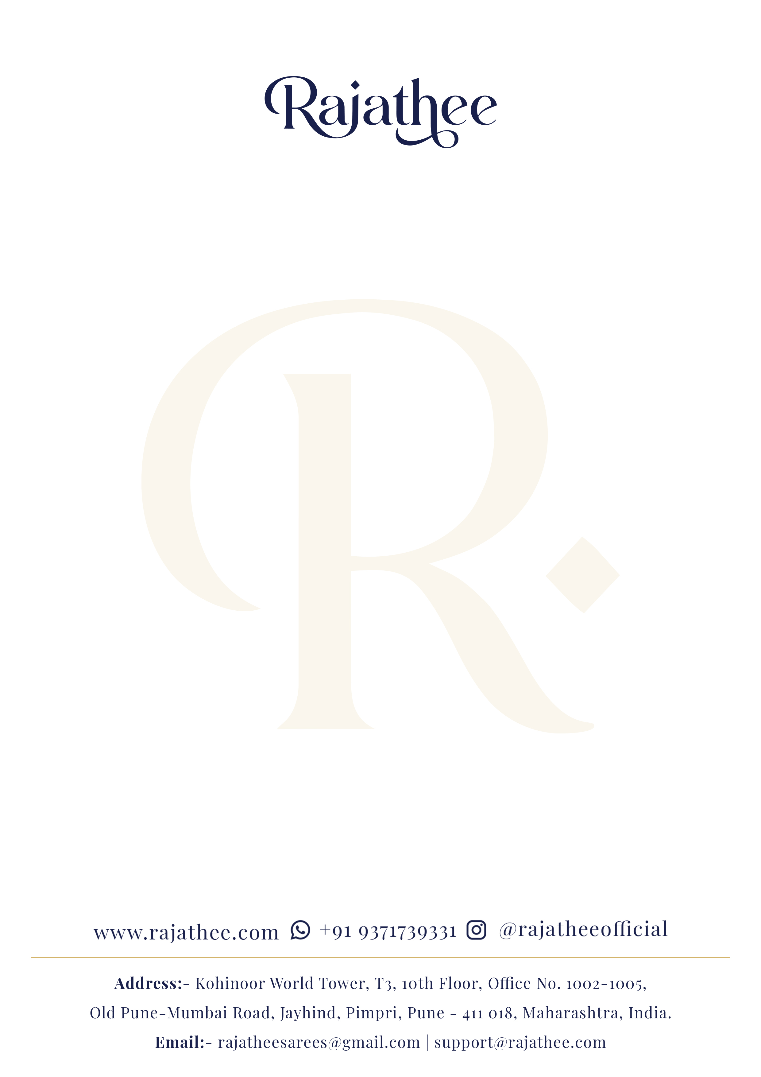 Rajathee Letterhead